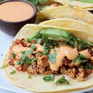 Crumbled Tofu Tacos