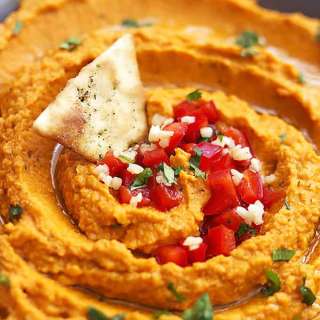 Roasted Red Pepper Hummus