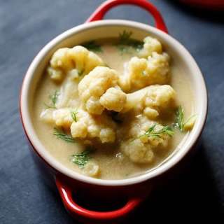 Cauliflower Kurma Recipe (South Indian Style)