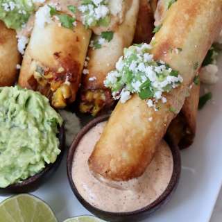 Mexican Street Corn Taquitos
