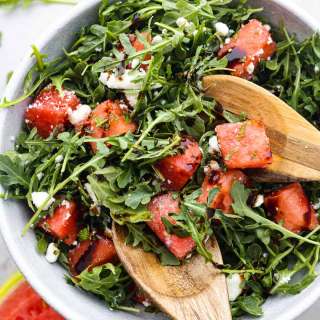 Watermelon Arugula Salad
