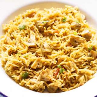 Chettinad Biryani Recipe (Vegetarian)