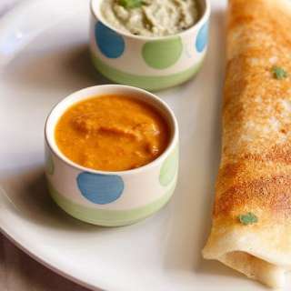 Red Chutney Recipe | Red Dosa Chutney