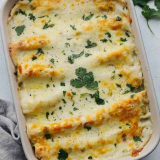 White Chicken Enchiladas