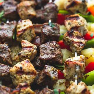 Brazilian Steak & Chicken Kabobs