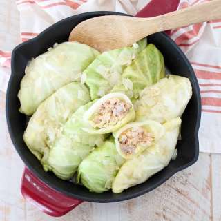 Pork & Sauerkraut Cabbage Rolls