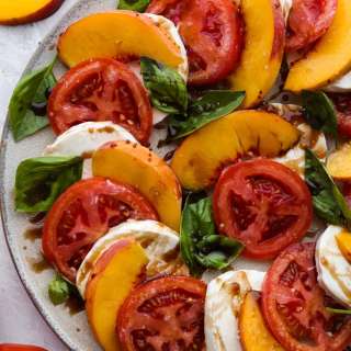 Peach Caprese Salad