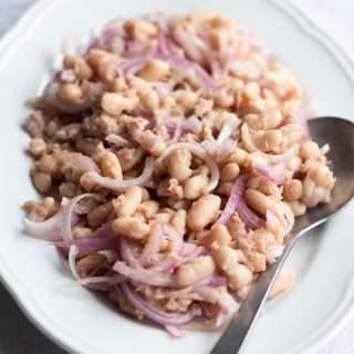 Cannellini Bean Salad with Tuna and Tropea Onions