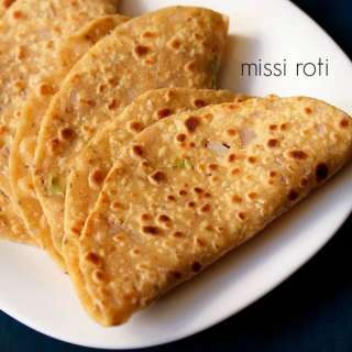 Missi Roti Recipe (Gram Flour Flatbread)