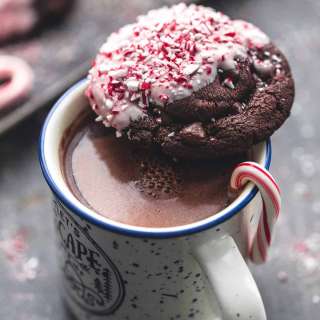 Double Chocolate Peppermint Bark Cookies