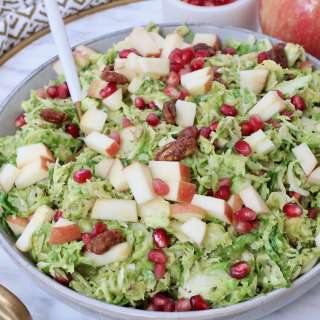 Brussels Sprout Salad with Dijon Dressing