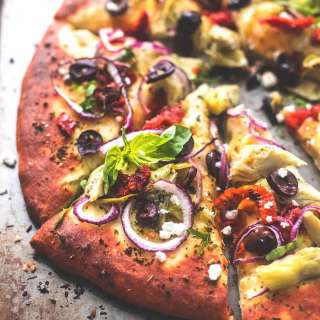 Mediterranean Veggie Pizza