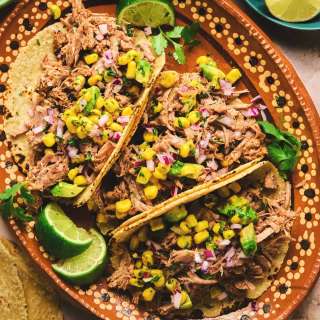 Slow Cooker Pulled Pork Tacos
