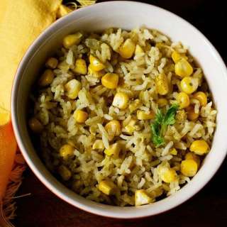 Corn Pulao Recipe (Green Corn Rice)