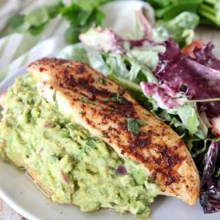 Guacamole Stuffed Chicken