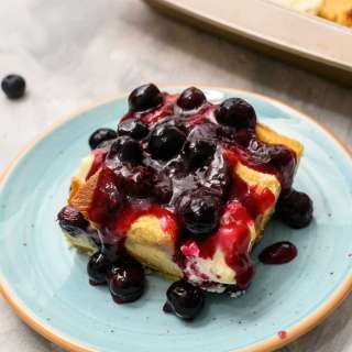 Overnight Blueberry French Toast