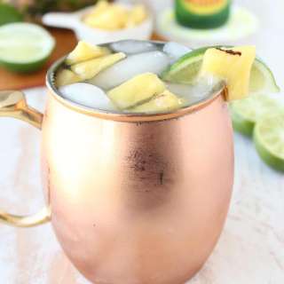 Grilled Pineapple Moscow Mule