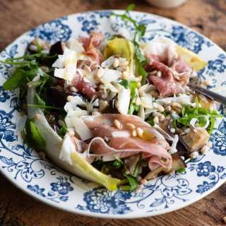 Eggplant Farro Salad