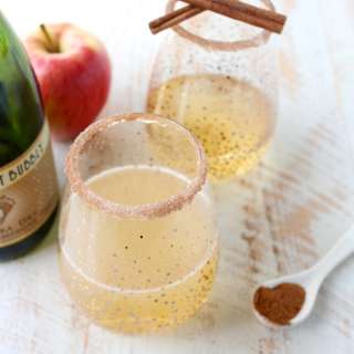 Apple Cider Champagne Cocktail