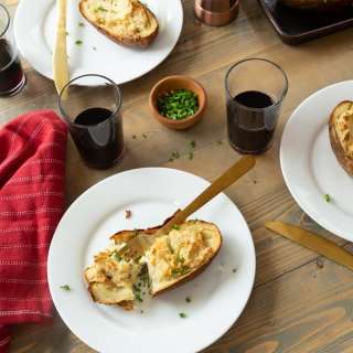 Twice Baked Ranch Potatoes - Gluten Free, Vegan, Dairy Free