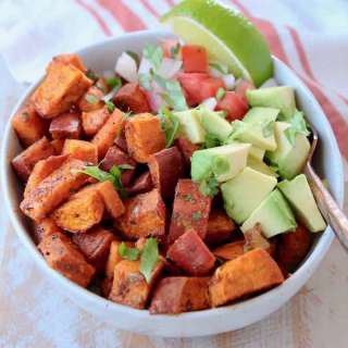 Mexican Vegan Sweet Potato Quinoa Bowl