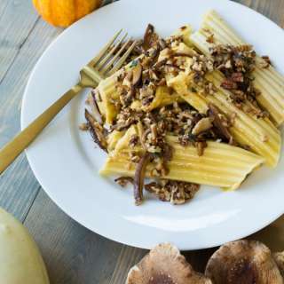 Manicotti Stuffed with a Vegan Pumpkin Cream Filling