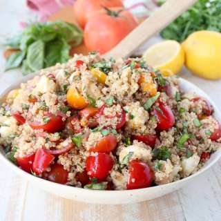 Quinoa Caprese Salad