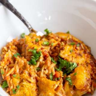 Vegan Mexican Pasta & Chorizo Casserole