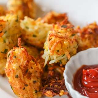 Vegan Cheesy Tater Tots