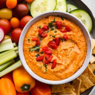 Roasted Red Pepper Hummus