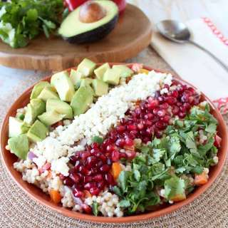 Israeli Couscous and Avocado Salad