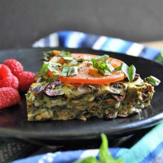 Vegan Veggie and Herb Frittata