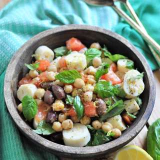 Chickpea Salad with Easy Lemon Dressing