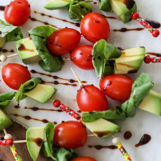 AVOCADO CAPRESE SKEWERS