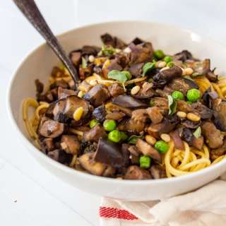 Smoky Pasta with Eggplant