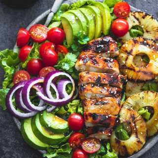 Grilled Teriyaki Chicken Salad