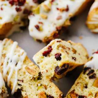 Cranberry Pistachio Biscotti