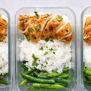 Chicken and Rice Meal Prep Bowls