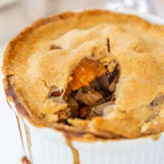 VEGAN ROOT VEGETABLE POT PIES