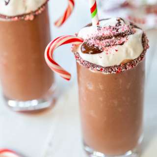 Vegan Frozen Eggnog Hot Chocolate