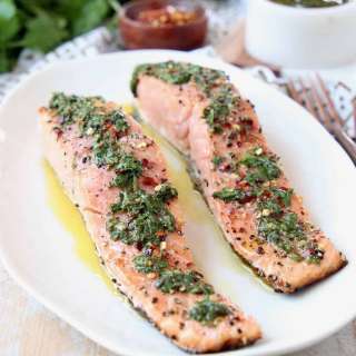 Chimichurri Grilled Salmon