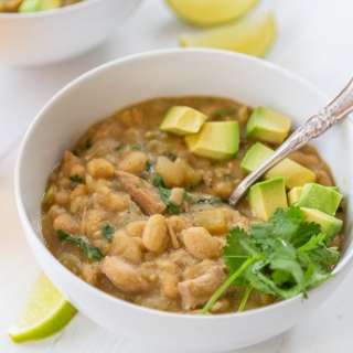 Vegan White Bean "Chicken" Chili