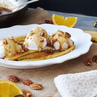 Vegan Bananas Foster