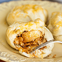 Chicken Enchilada Puffs