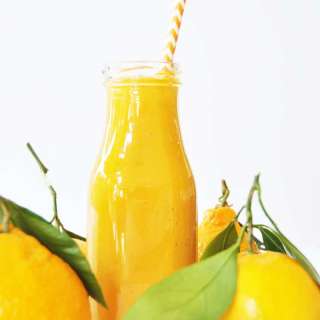 Vegan Orange Sweet Potato Smoothie