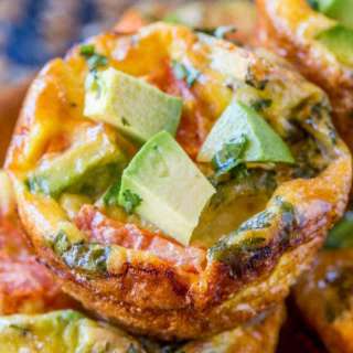Southwestern Avocado Egg Muffins