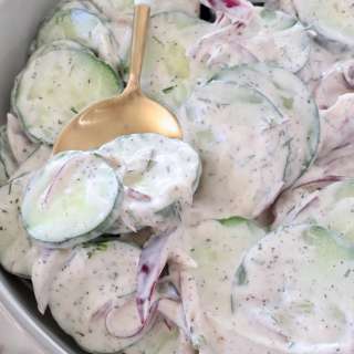 Creamy Cucumber Salad