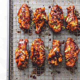 Spicy Korean BBQ Chicken Wings