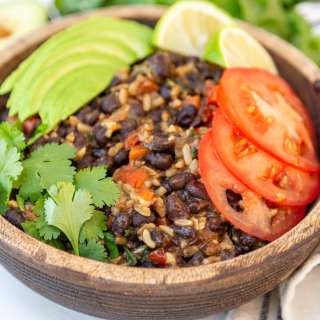 The Best Veggie Loaded Black Beans and Rice