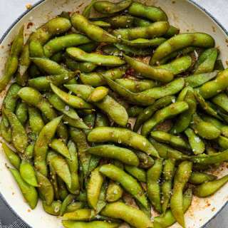 Garlic Edamame